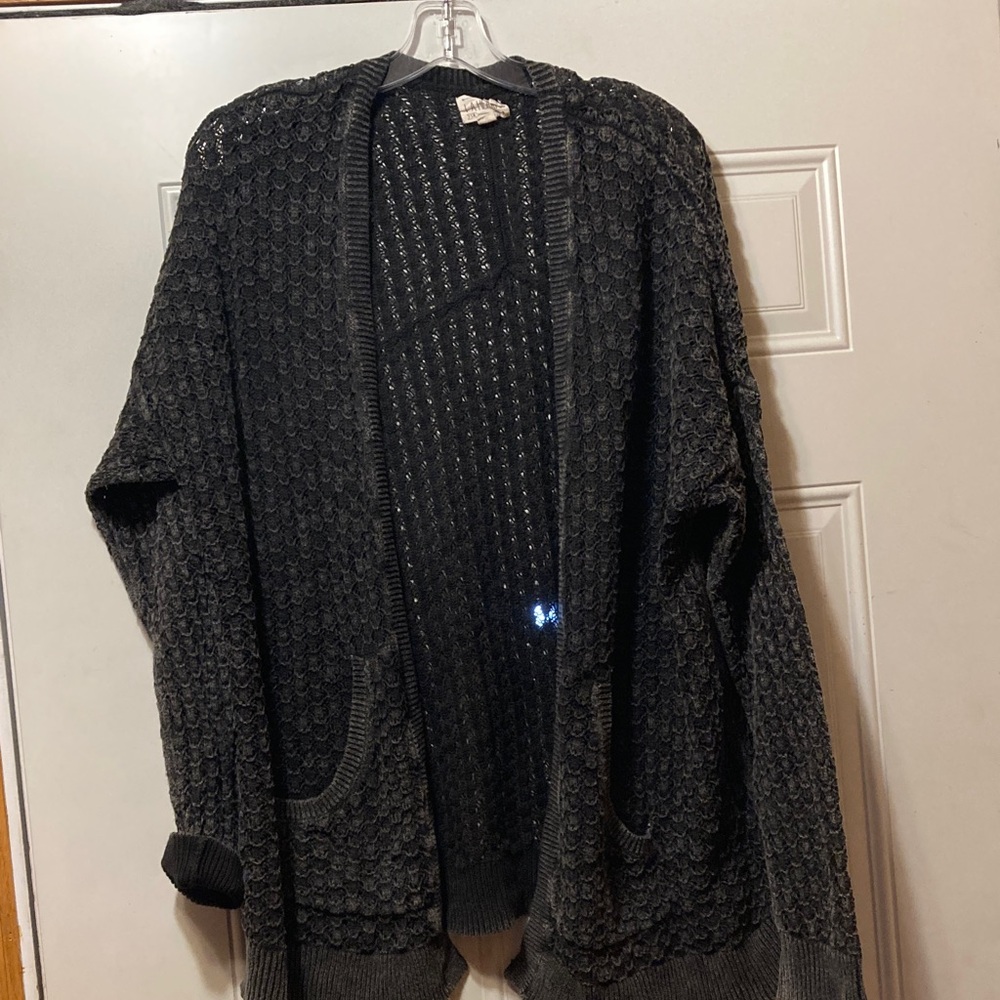 LA Hearts‎ Textured Open Cardigan M/L
